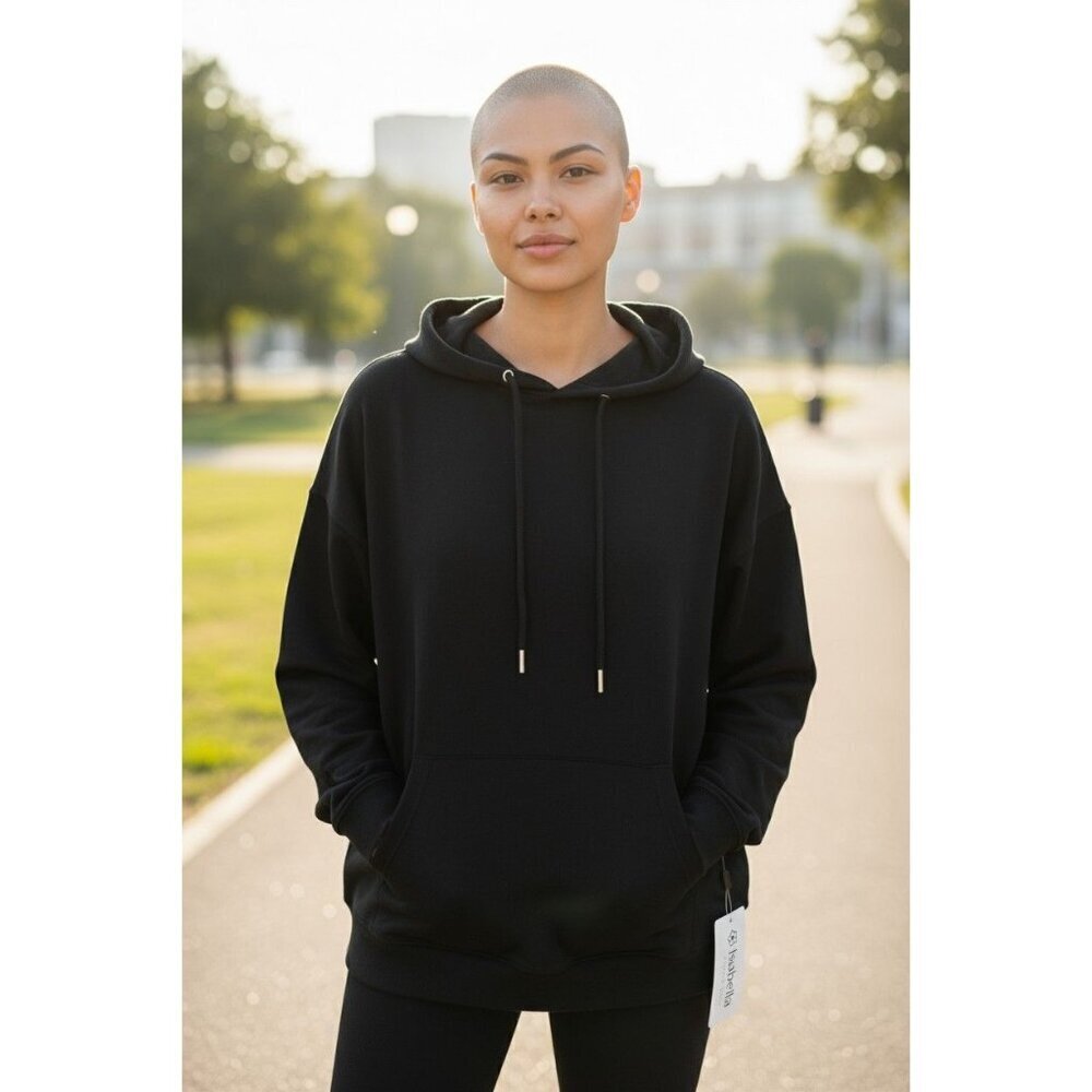 Isabella Activewear Black Hoodie Plus Size 1X NWT Women’s Athletic Pullover